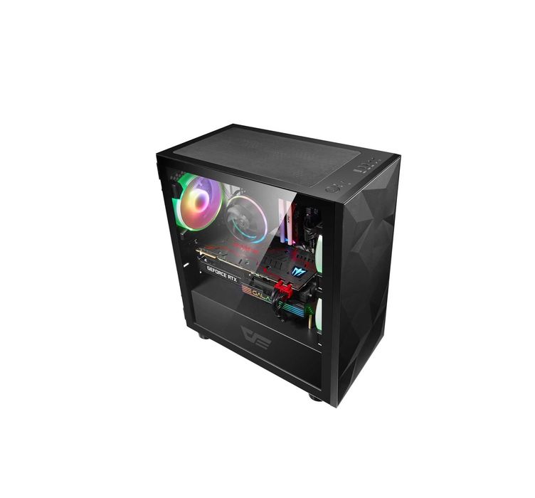 ' Корпус для ПК darkFlash DLM21 BLACK (M-ATX, Без вентиляторов)