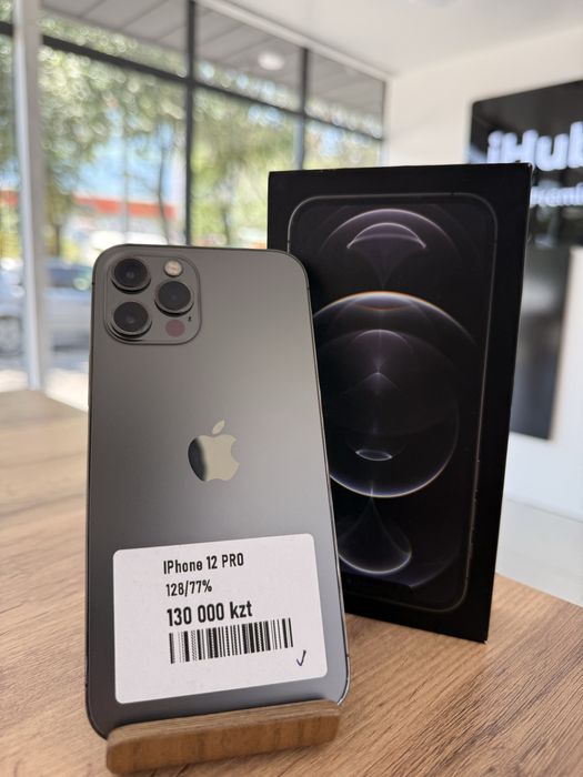 iPhone 12 Pro •128GB/77%Graphite Айфон 12 Про •128ГБ/77%Графит