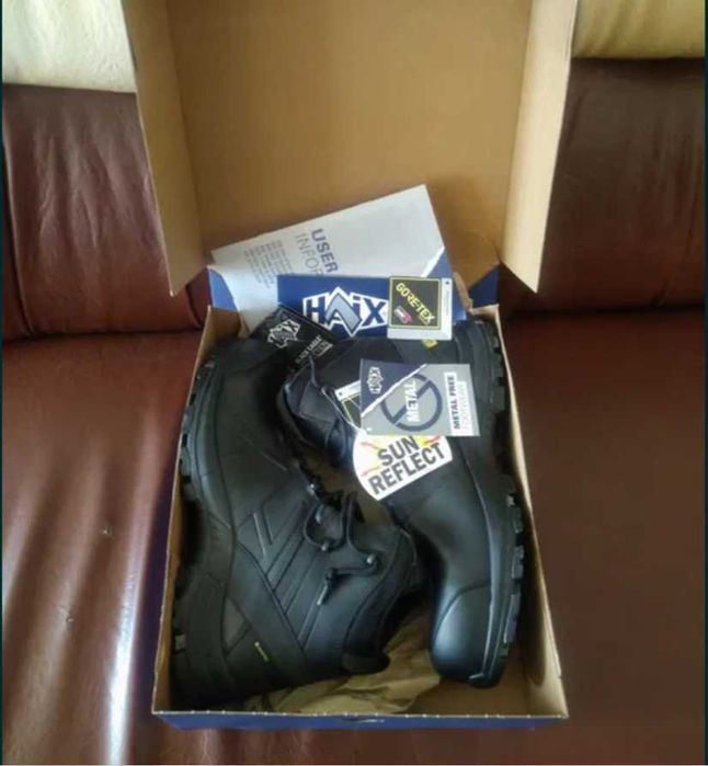 Ghete HAIX Black Eagle Safety , piele naturalā , NOU, nr.46