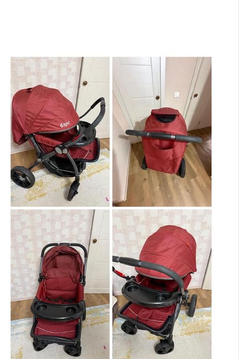 Продам красную коляску