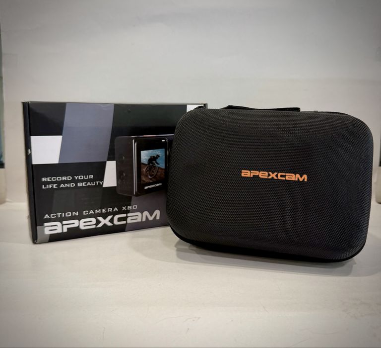 Action camera Apexcam X80 24MP 4K Ultra HD cu Ecran Tactil 2" și Wi-Fi  - Noua - Garantie !!!