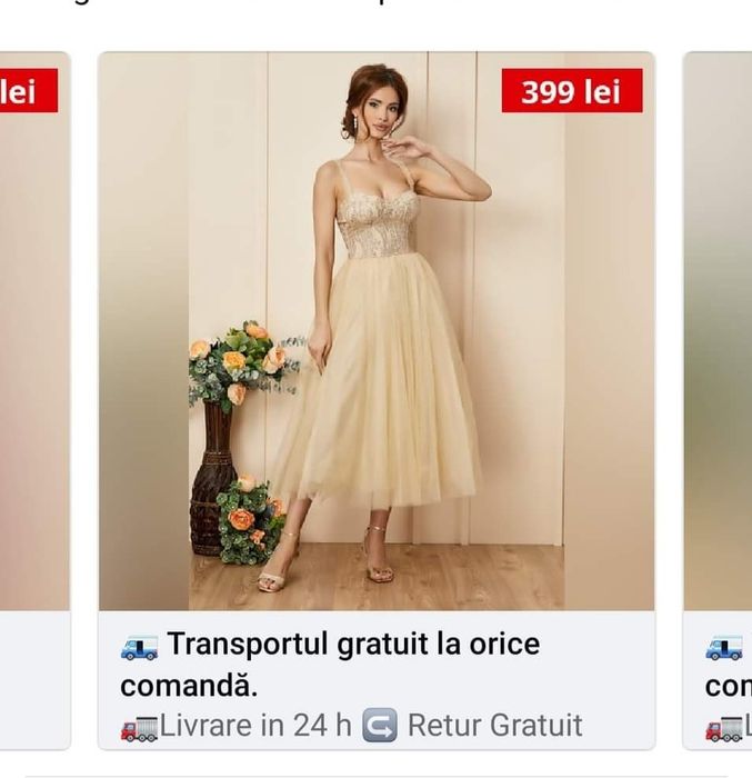 Vand rochie midi nude