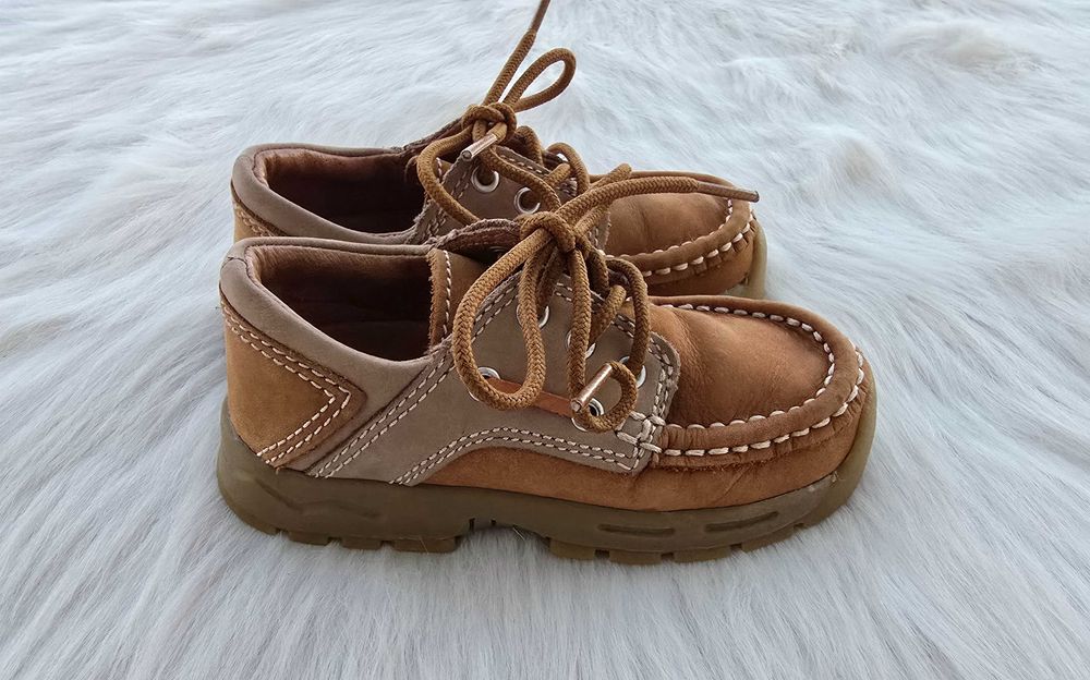 Детски обувки мокасини №25 естествена кожа