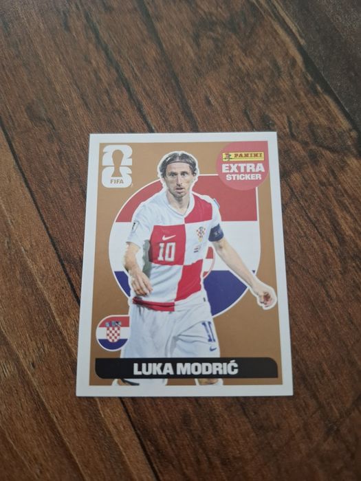 Panini Extra Sticker Panini Gold Modric