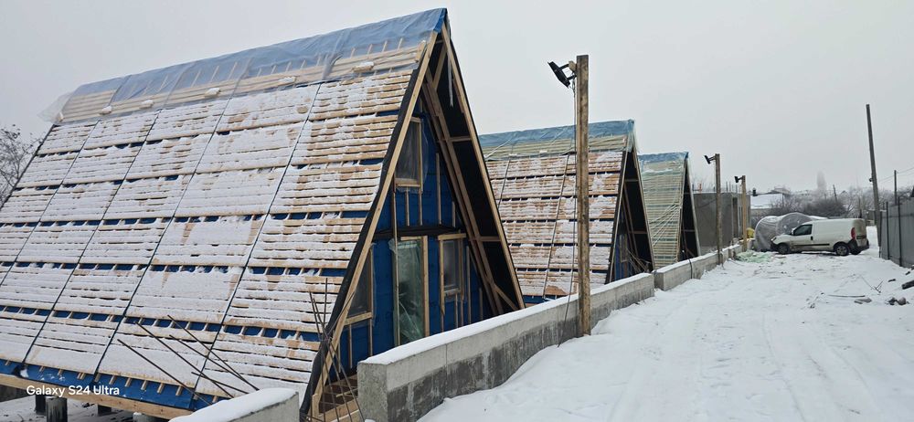 Construim Cabane, A-Frame și Case din Lemn PREȚ FIX, CONTRACT
