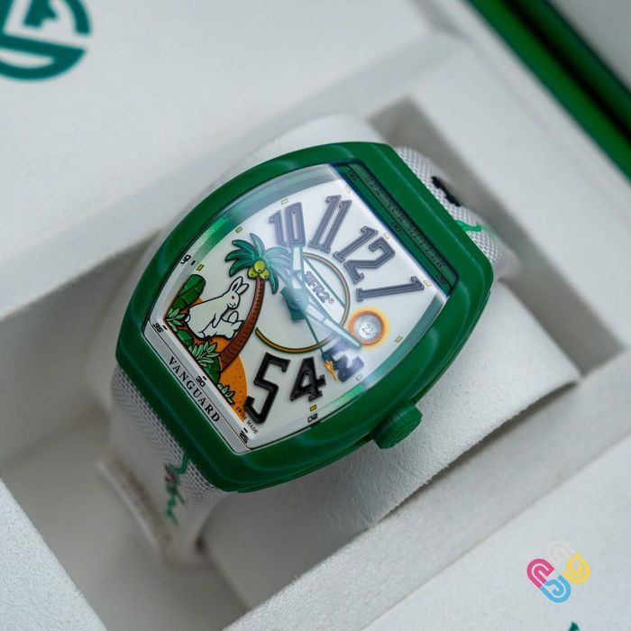 Franck Muller Vanguard Beach “FR2” Green V 41 SC DT BEACH GF VR VE BC