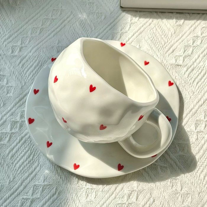 Набор кружка и блюдце