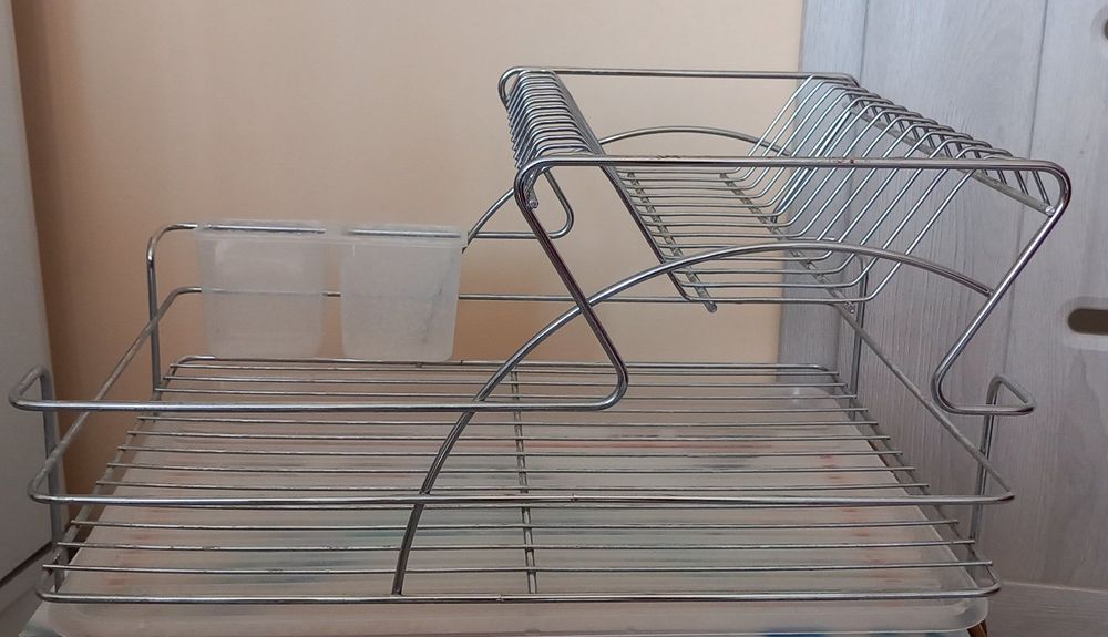 Сушилник за чинии Chrome Lux на две нива