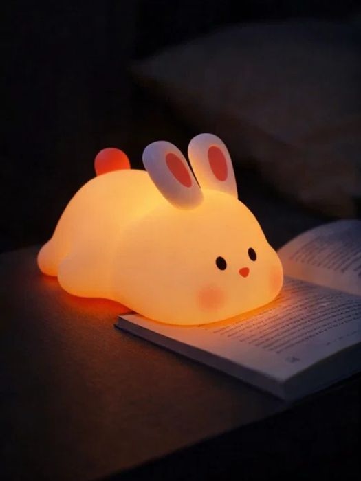 Детский ночник Hoco HX16, мягкий силикон, регулировка яркости