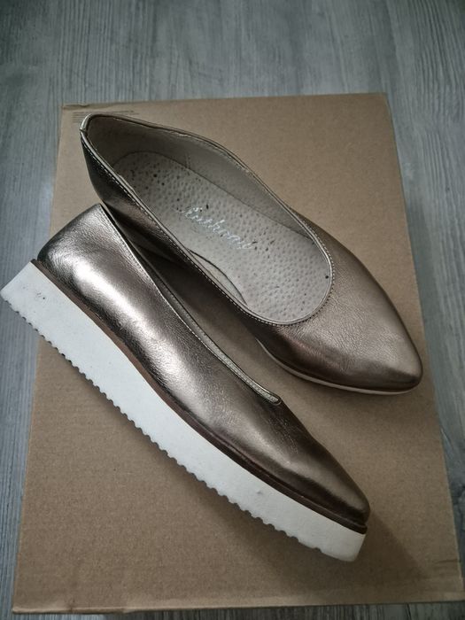 Pantofi/balerini/opincute piele, 35