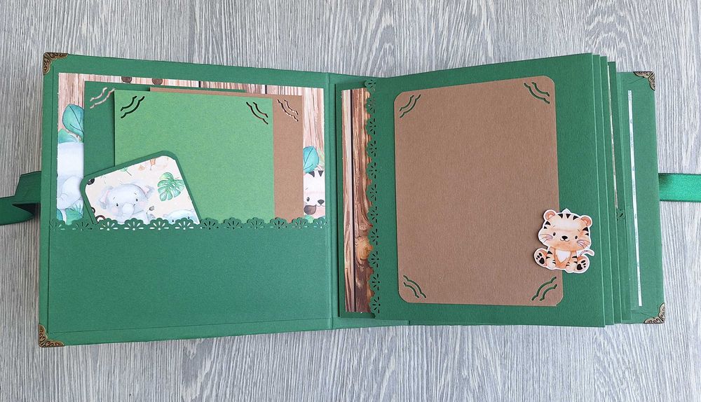 Подаръчен комплект "Джунгла" за момче, ръчна изработка /50.8