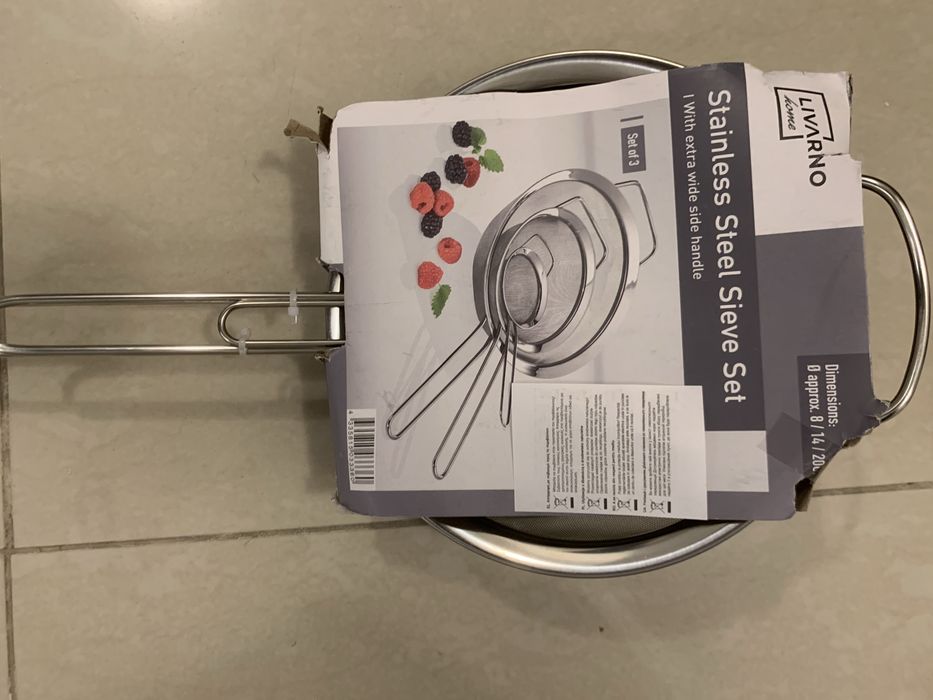 Vand sita inox si aluminiu, boluri inox