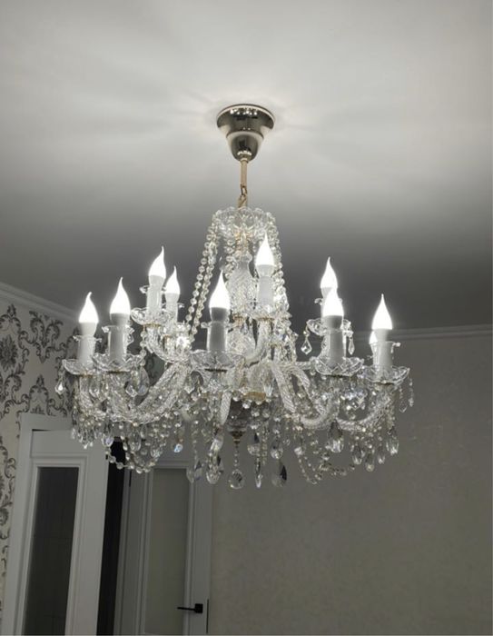 Люстра 15 рожковый, 2 ярусный