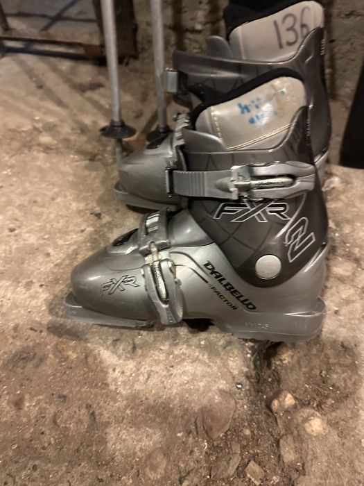 Детски ски с автомати 100 и 110 cm, ски обувки 20 (24,5 mm)