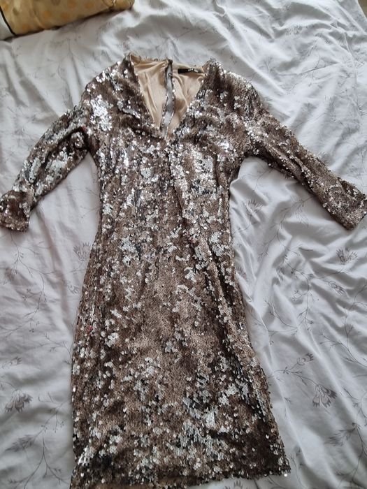 Revelion! Ocazie! Rochie mini paiete! Superba!