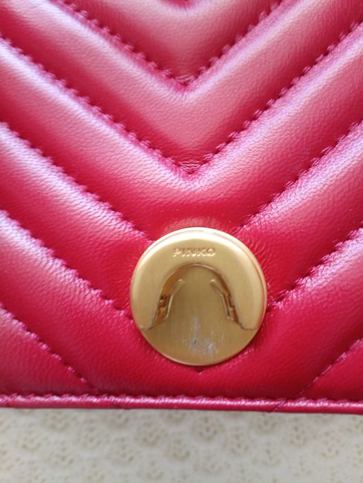 Кожена Чанта Пинко