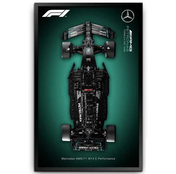 Рамка постер 50×80 см для Technic Mercedes-AMG F1 W14 E Performance