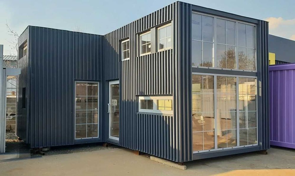 Контейнеры в стиле hi tech/хай-тек. Магазины/кафе/офисы/киоски и др.