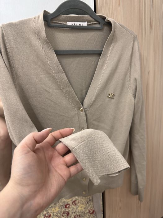 Кофточка бежевая celine S размер