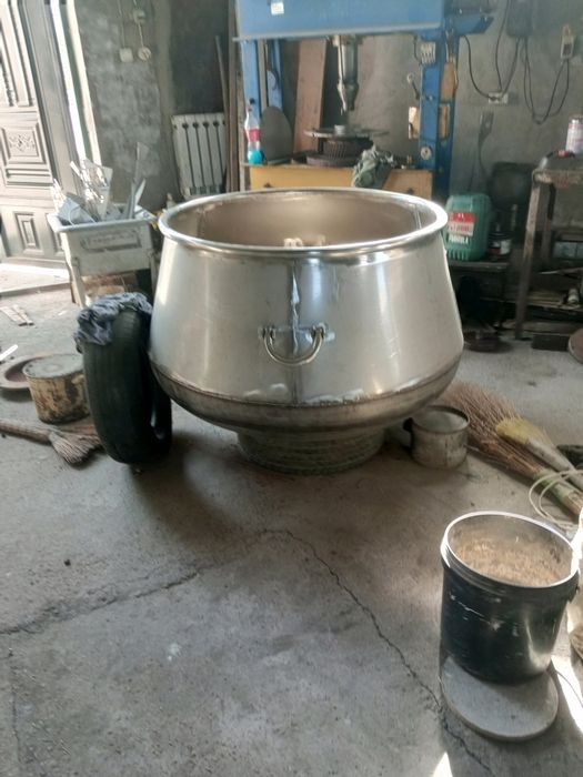 Казан из нержавейки 80кг для халисы
