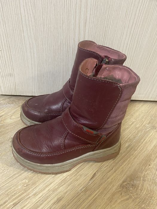 Сапожки детские кожанные