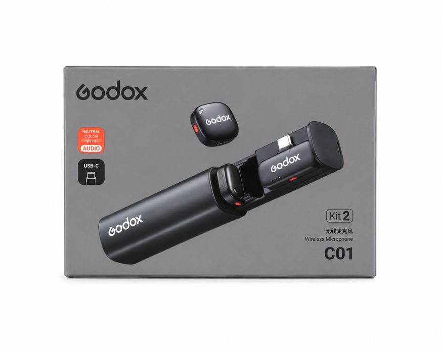 Godox C01 Kit 2 / Беспроводной микрофон / Доставка 24/7