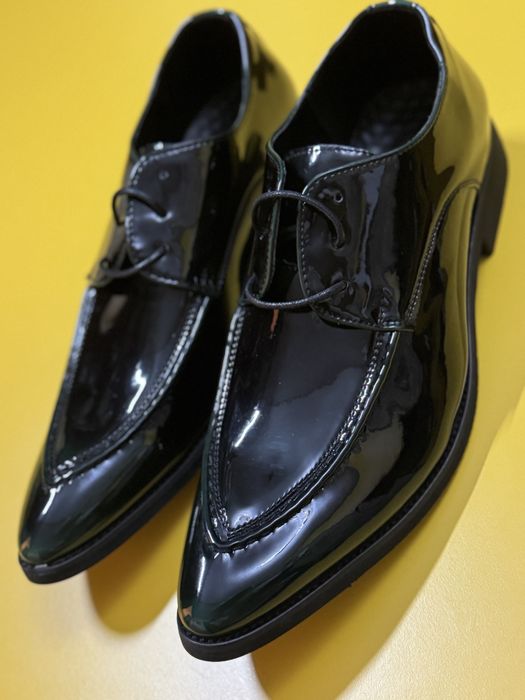 Pantofi Eleganți Lacuiți | Verde Închis | Design Clasic