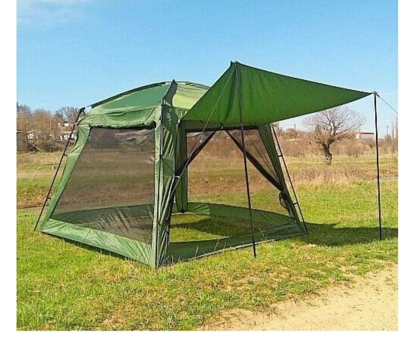 Шатер новый  отдых рыбалка