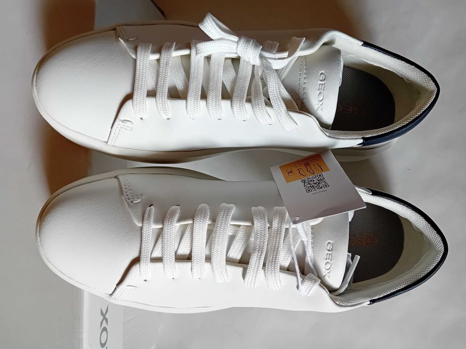 Geox, Sneakers U Velletri A, Alb, 41