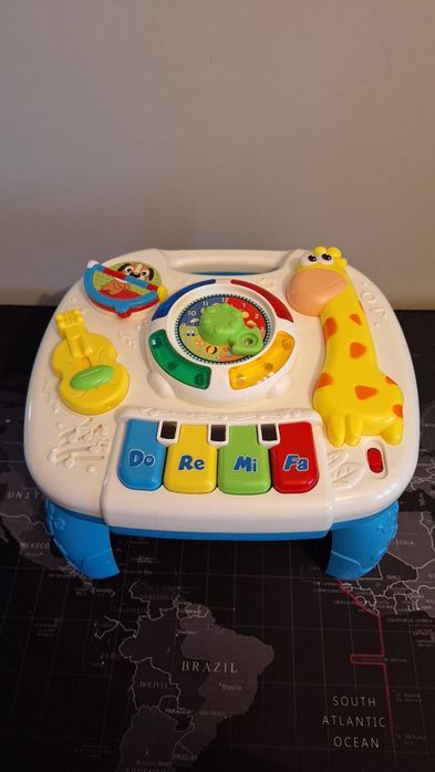 Jucărie muzicala interactiva,masuta activitati multifunctionala Giraff