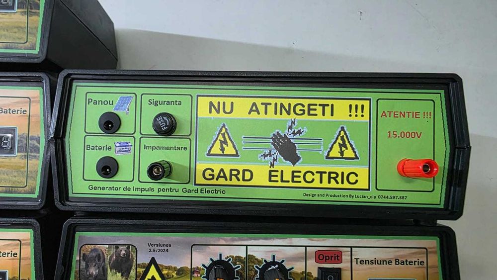 Aparat pentru gard electric 6J Voltmetru digital 15.000V