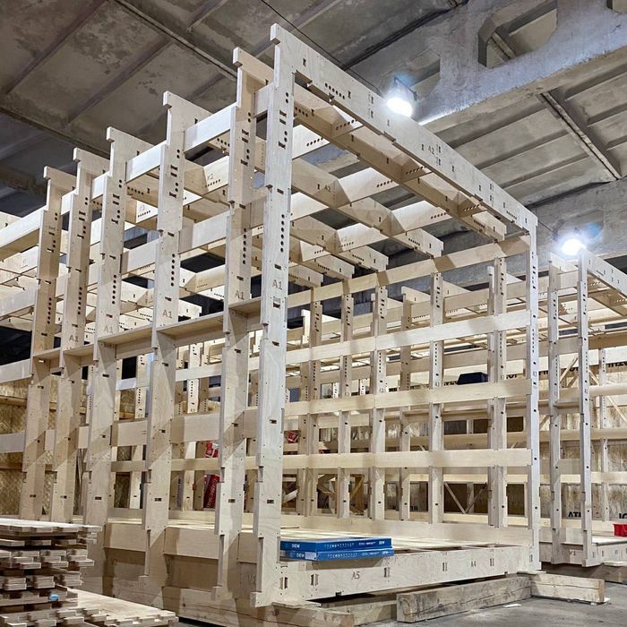 Каркасный дом для зон отдыха