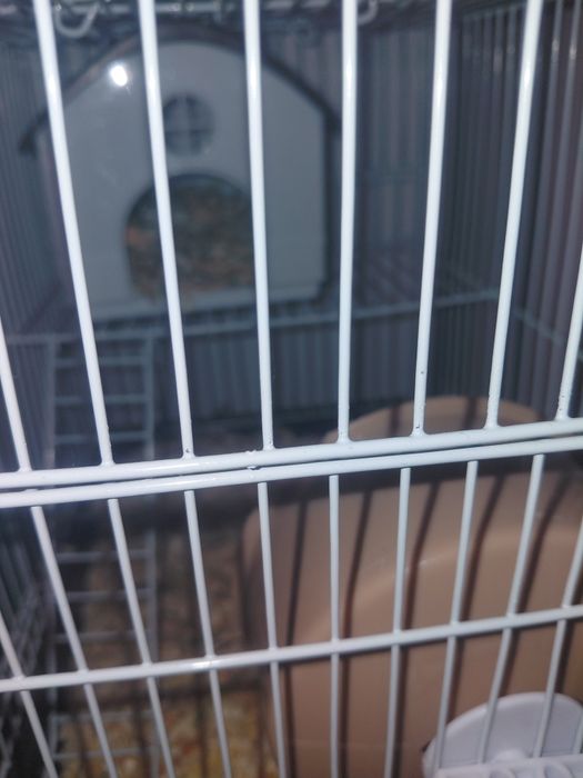 Продавам 2 етажна клетка за хамстер