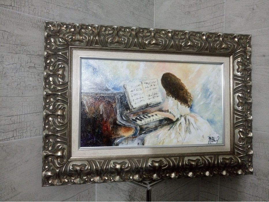 Уникални картина пианистка