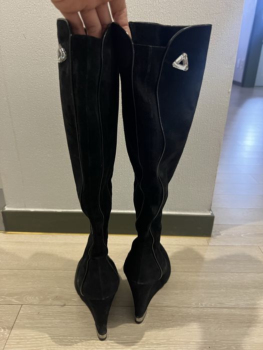 Сапоги замша еврозима