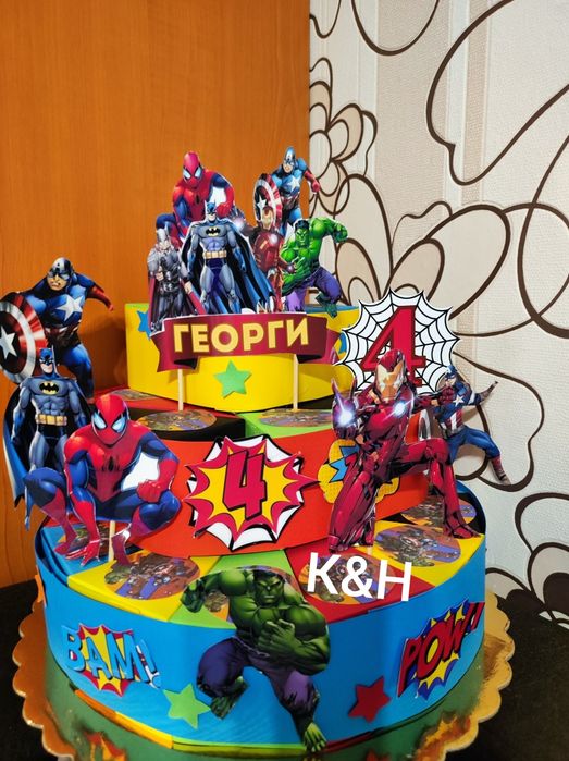 Картонена торта за детска градина