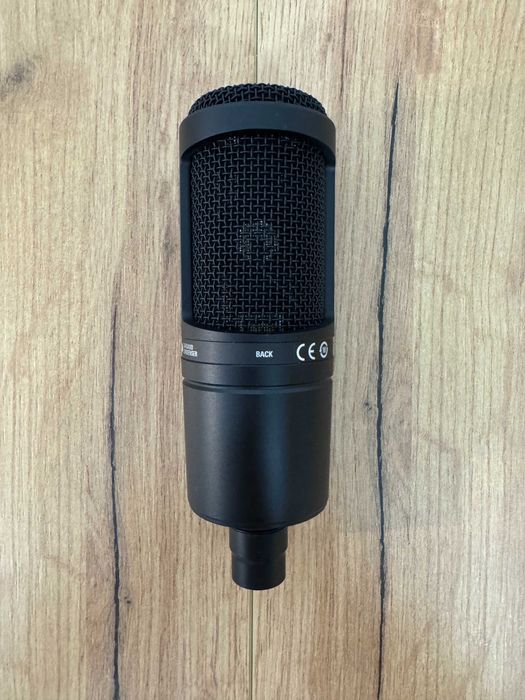 Audio-Technica AT2020 + Pop Filter – stare excelentă, pachet complet