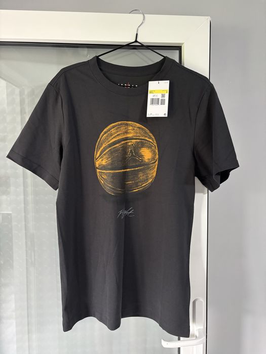 tricou jordan gri inchis/negru