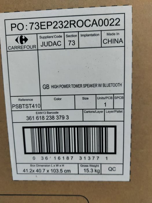 Boxa audio poss PSBTDT 410 , 400 W , RMS.