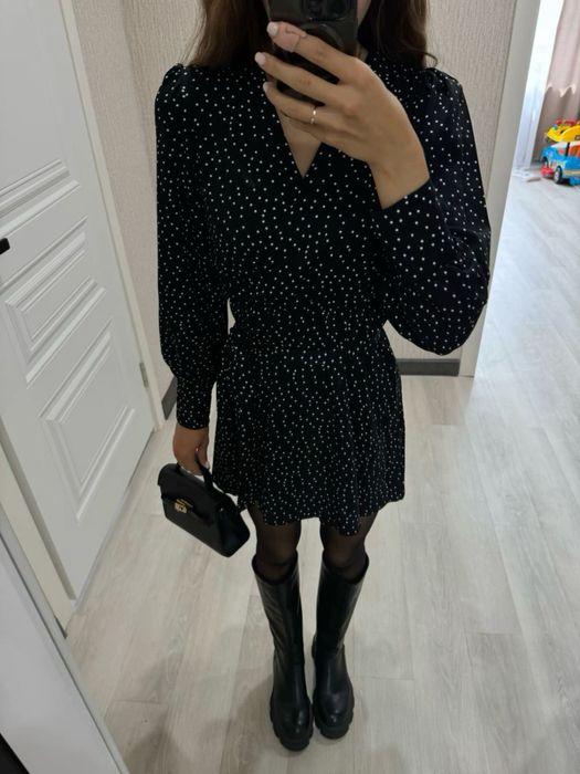 Платье в горошек