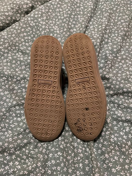 Puma Basket Platform Patent White