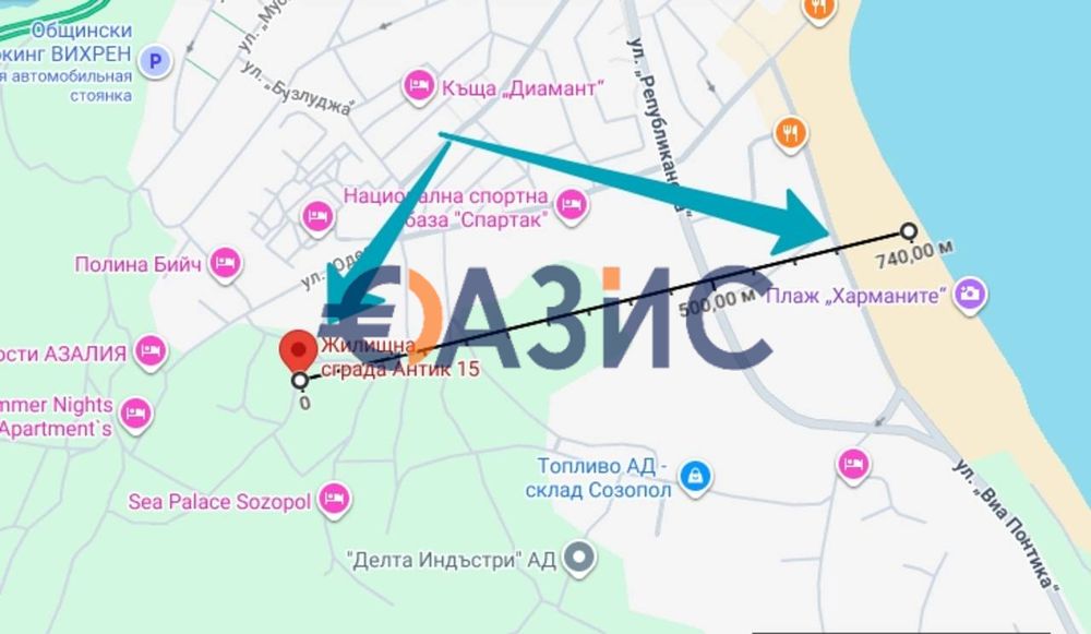 Продава се Едностаен апартамент в Созопол - 59 кв.м за 553 €/кв.м - Снимка #9