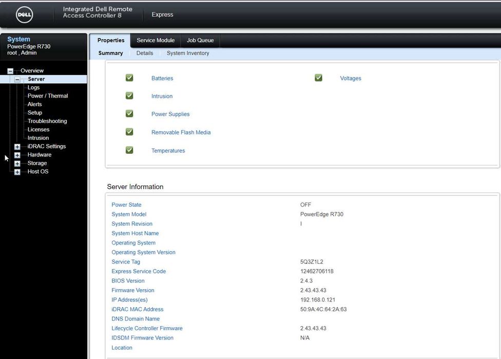 2 x Server DELL POWEREDGE R730, 32GB *2, HDD 1TB *2 +300G