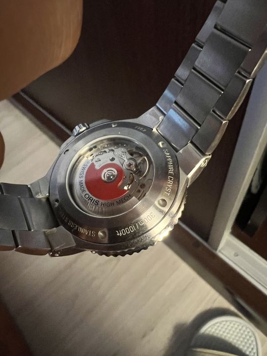 Ceas ORIS Aquis Date Upcycle nou nout,original 100% !!