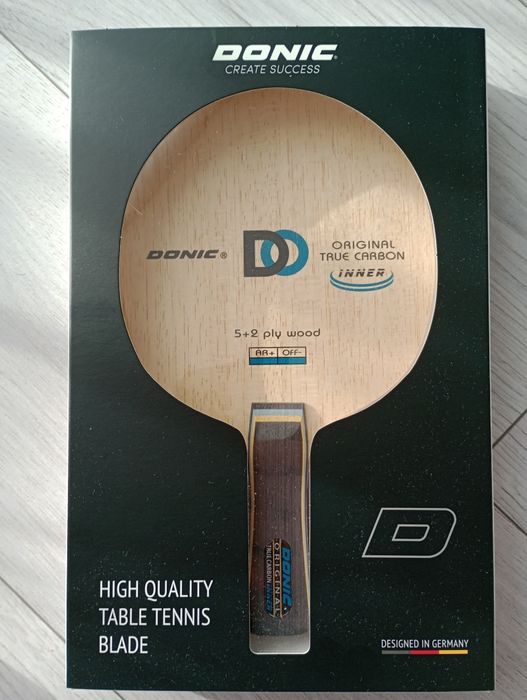 Vând lemn paletă Donic true carbon inner