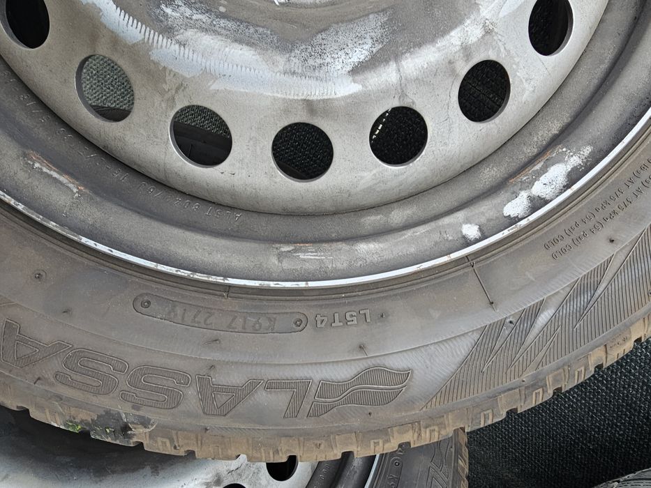 Jante tabla R 16c 5×100 Cauciucuri iarna 195 60 R16C