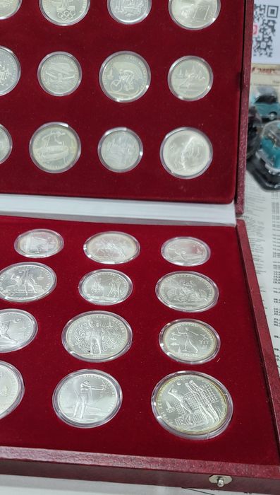 Монеты серебро Олимпиада 80