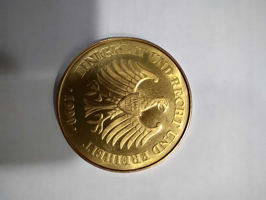 Позлатен германски медал/ монета