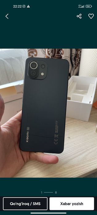 Xiomi 11layt holatini yaxshi 8ga128tali