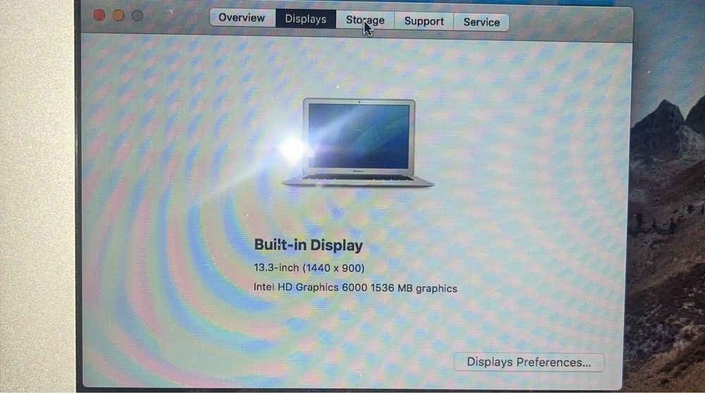 Mac book air 2017 mac OS High Sierra